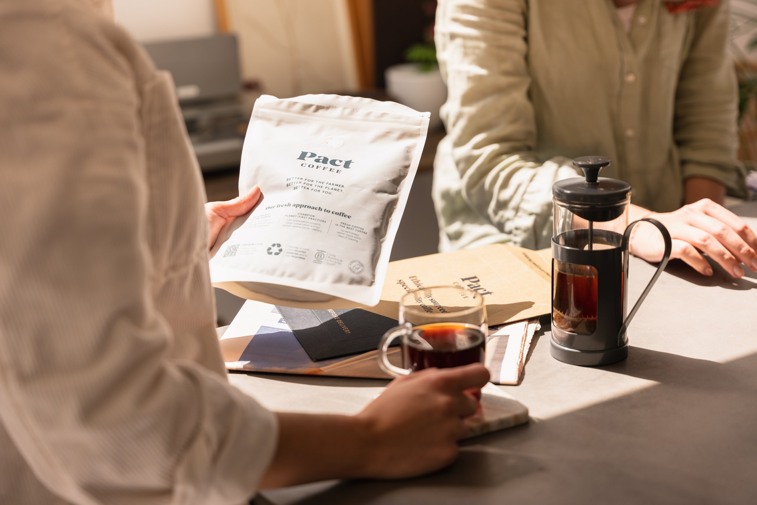 pact coffee outdoor summer brand commercial photographer london