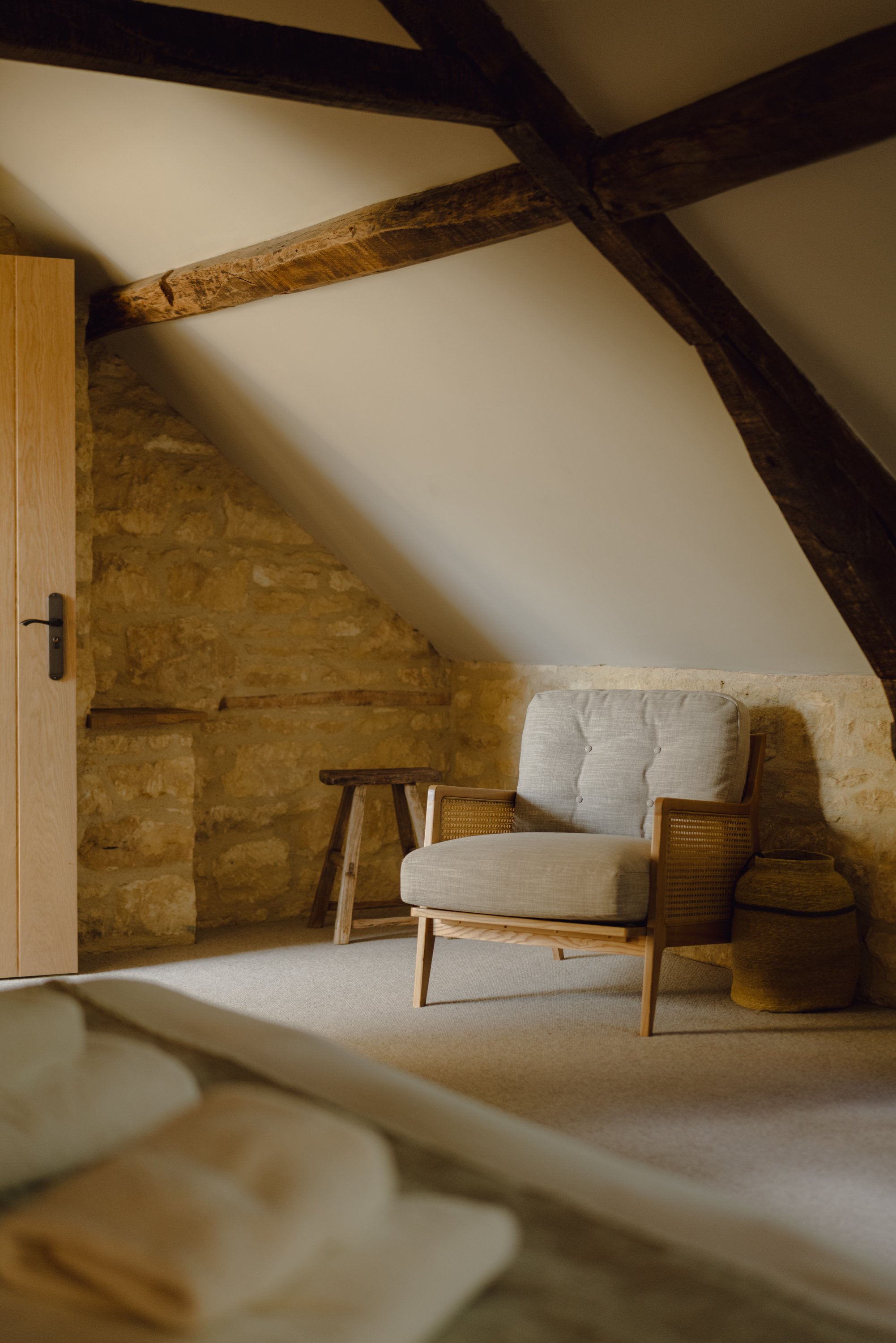 Boutique hotel bedroom interior photography London