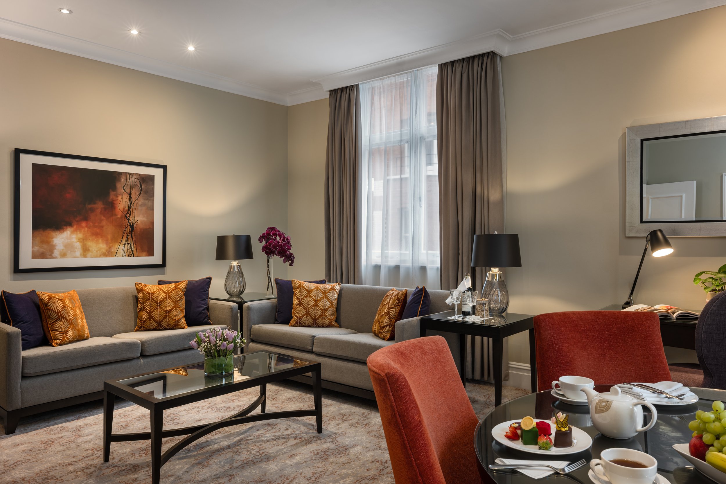 Falconers estate suite lounge luxury interior photographer London