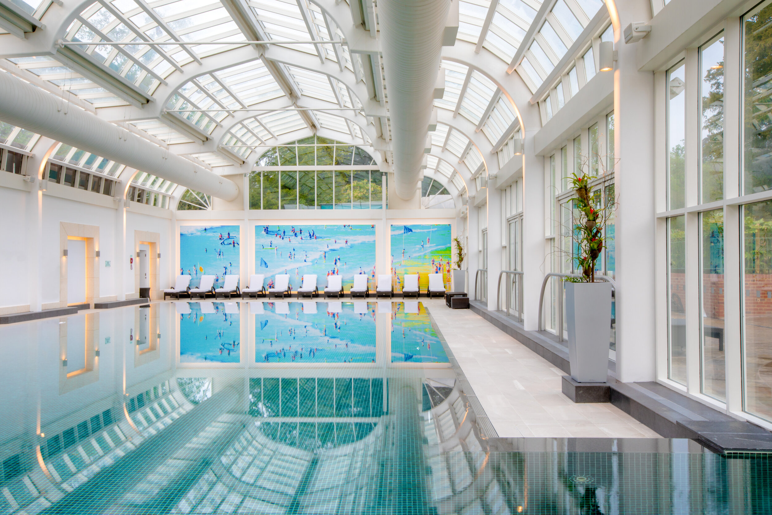 Four Seasons Hampshire luxury pool interior photographer London