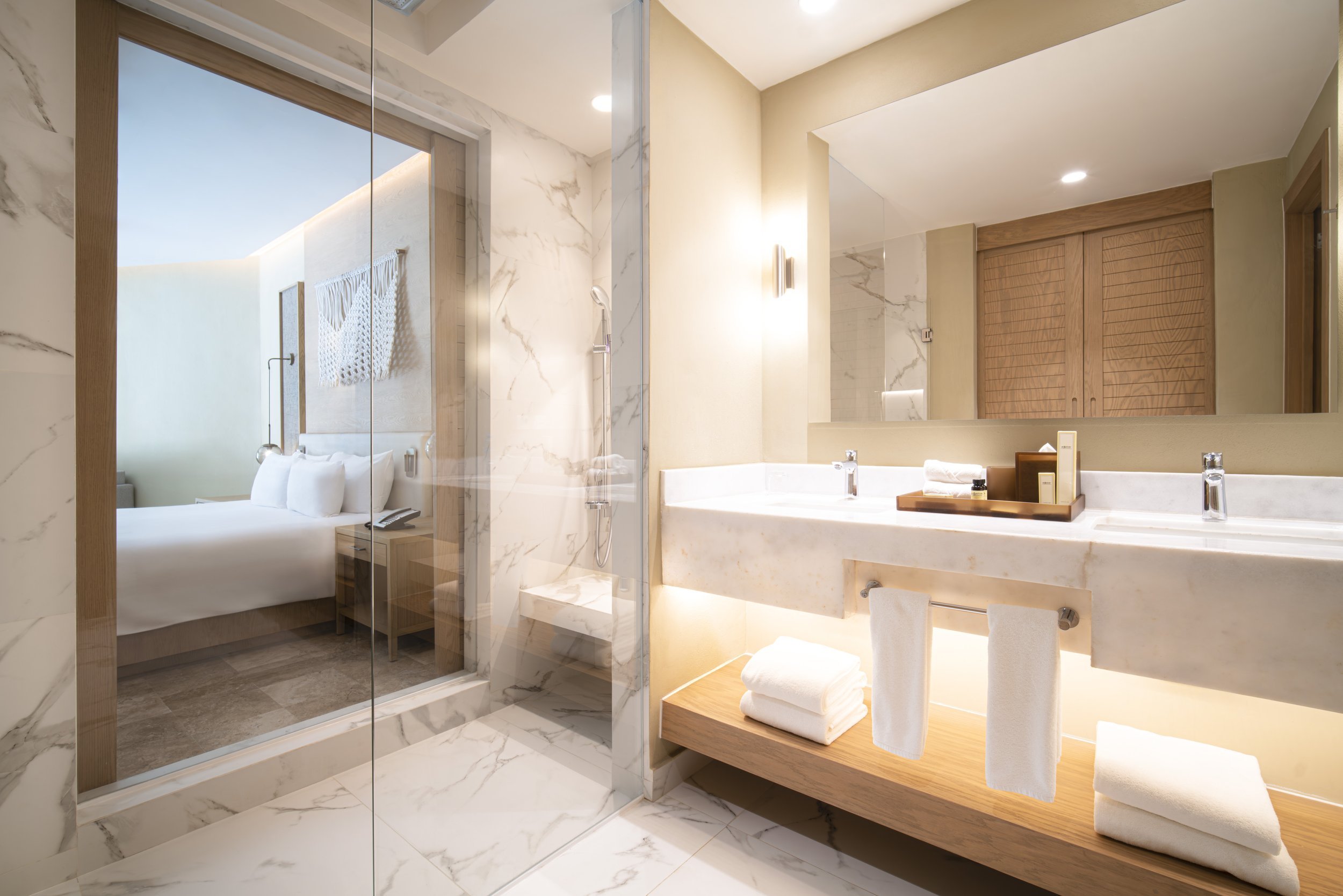 Hyatt Ziva suite bedroom interior hotel photographer London