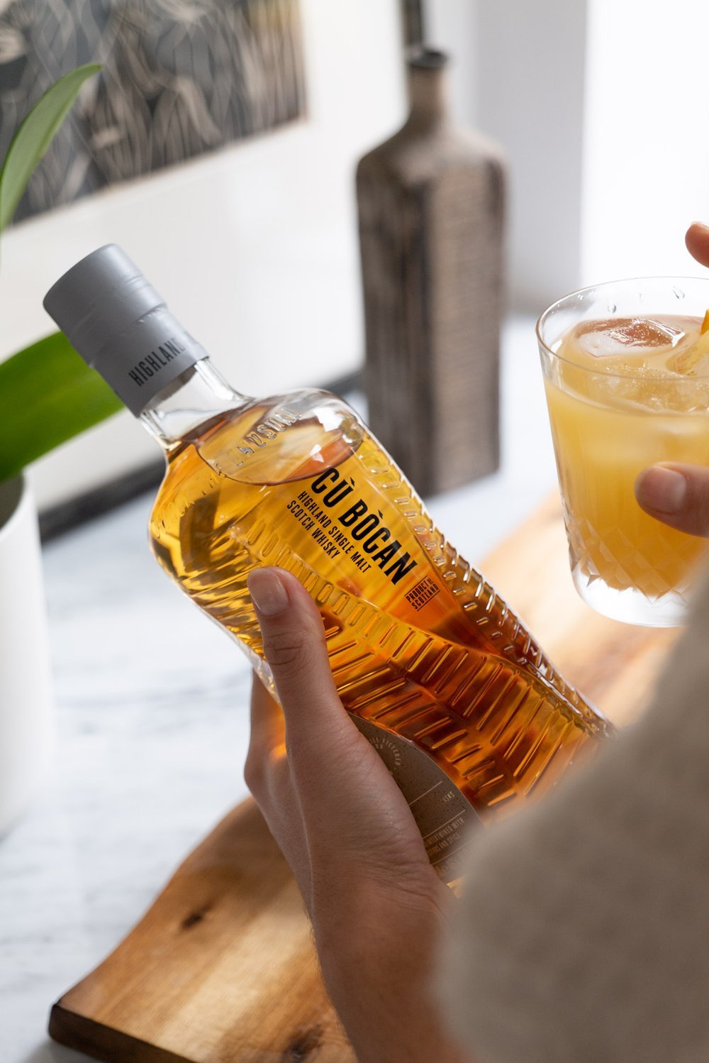 Cu Bocan whisky bottle product photography London