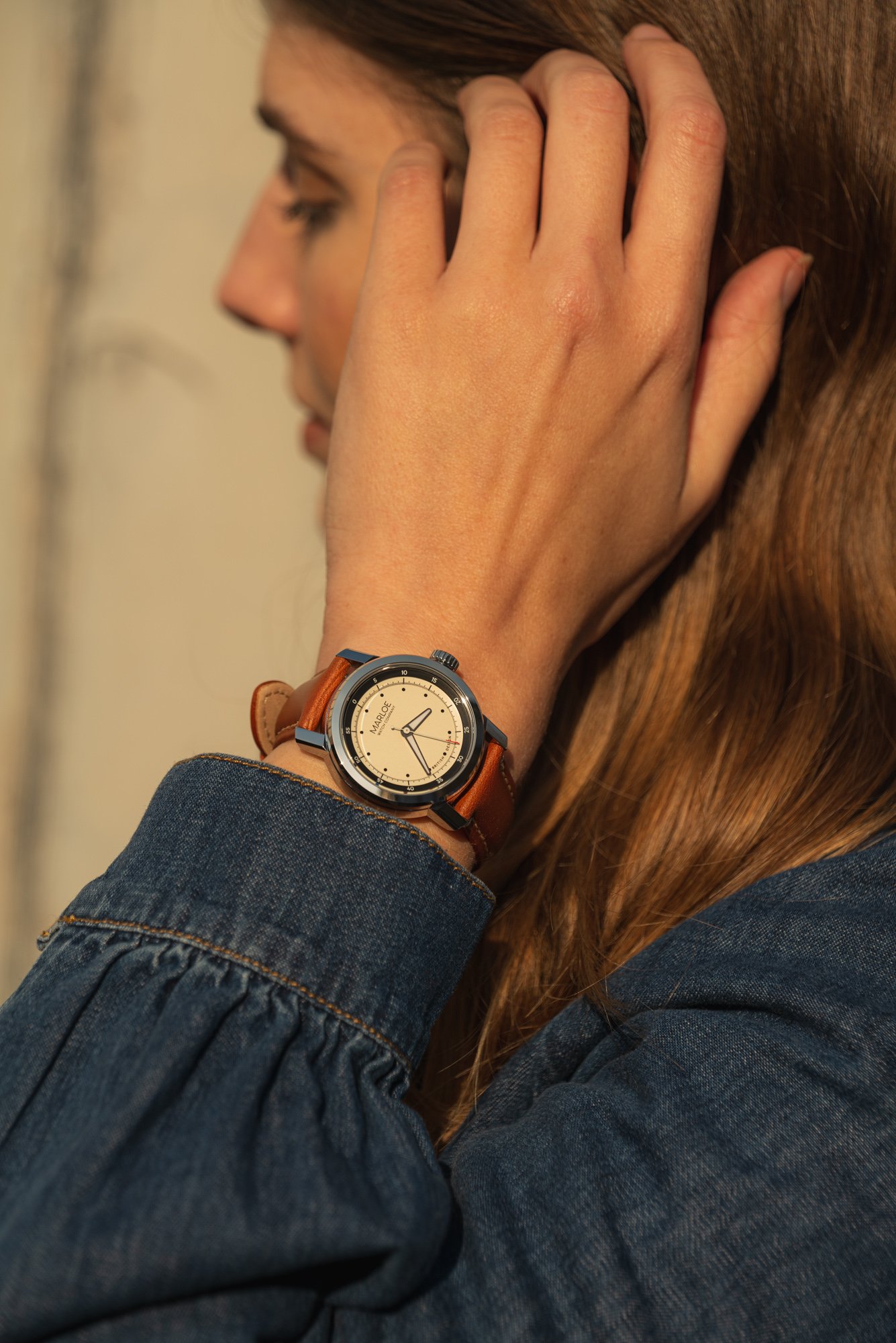 Marloe Watch Co Tay close-up product photography