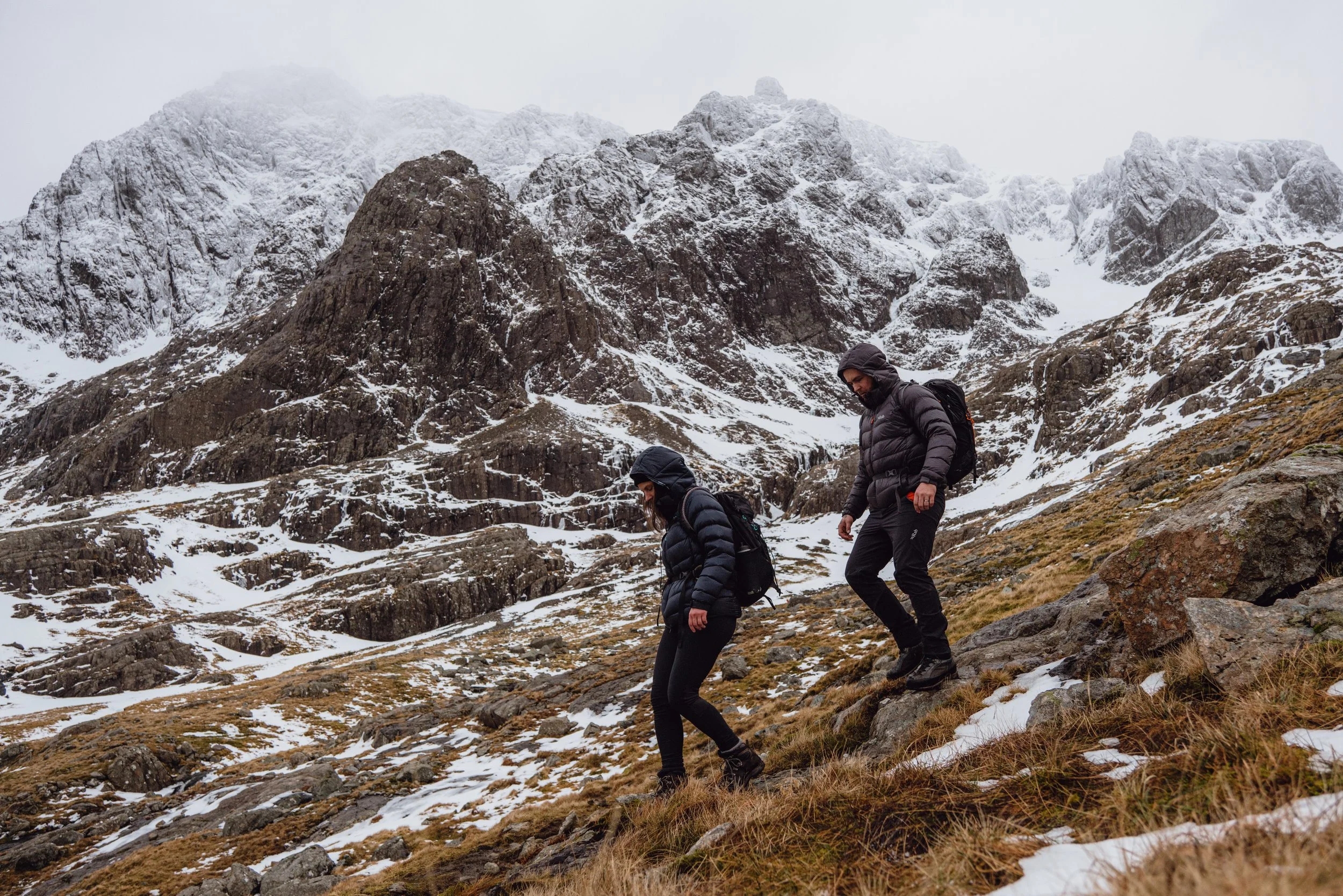 Blacks RAB winter hillwalking Nevis Range brand lifestyle photography