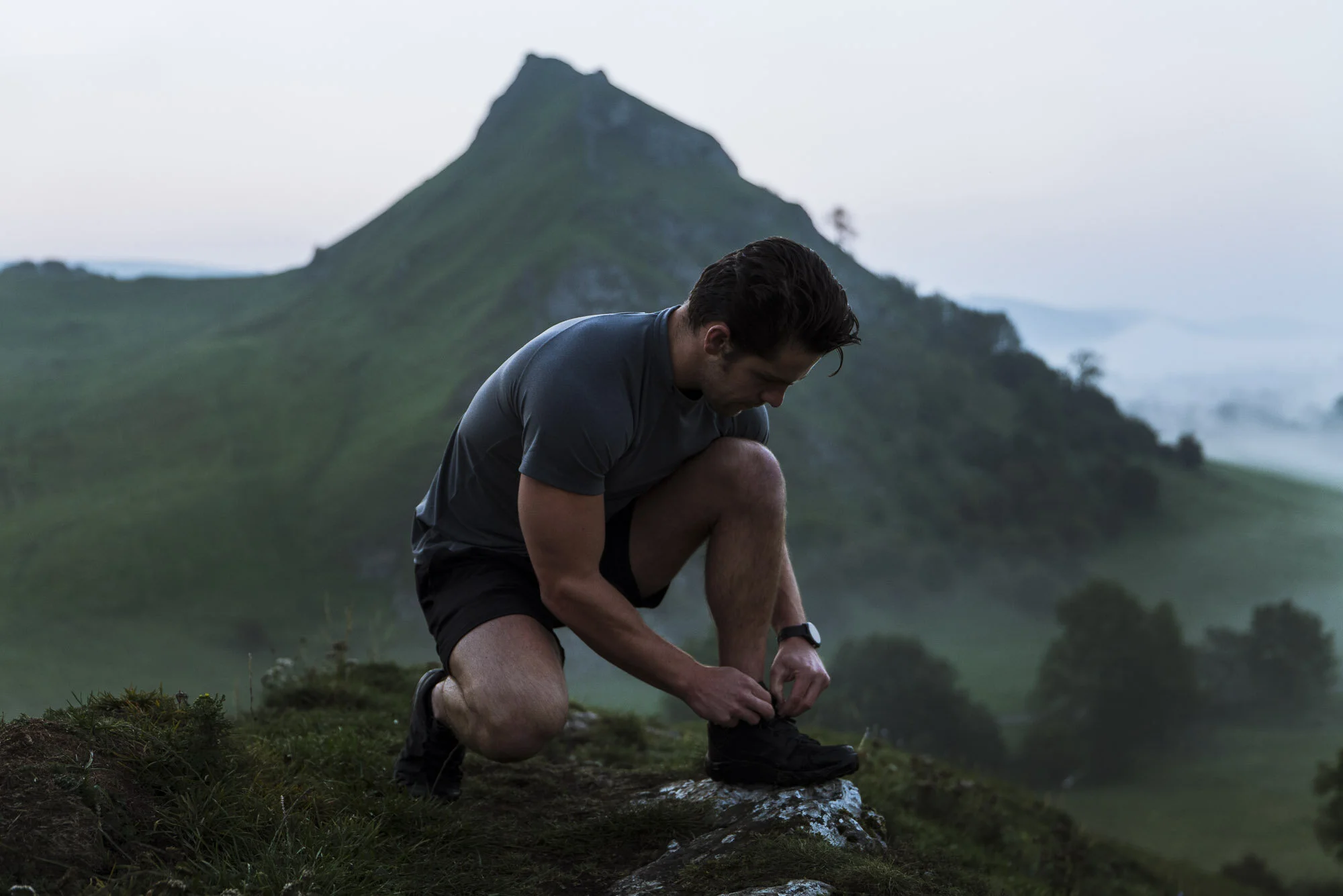 Colter and Roe activewear sunrise Peak District lifestyle photography