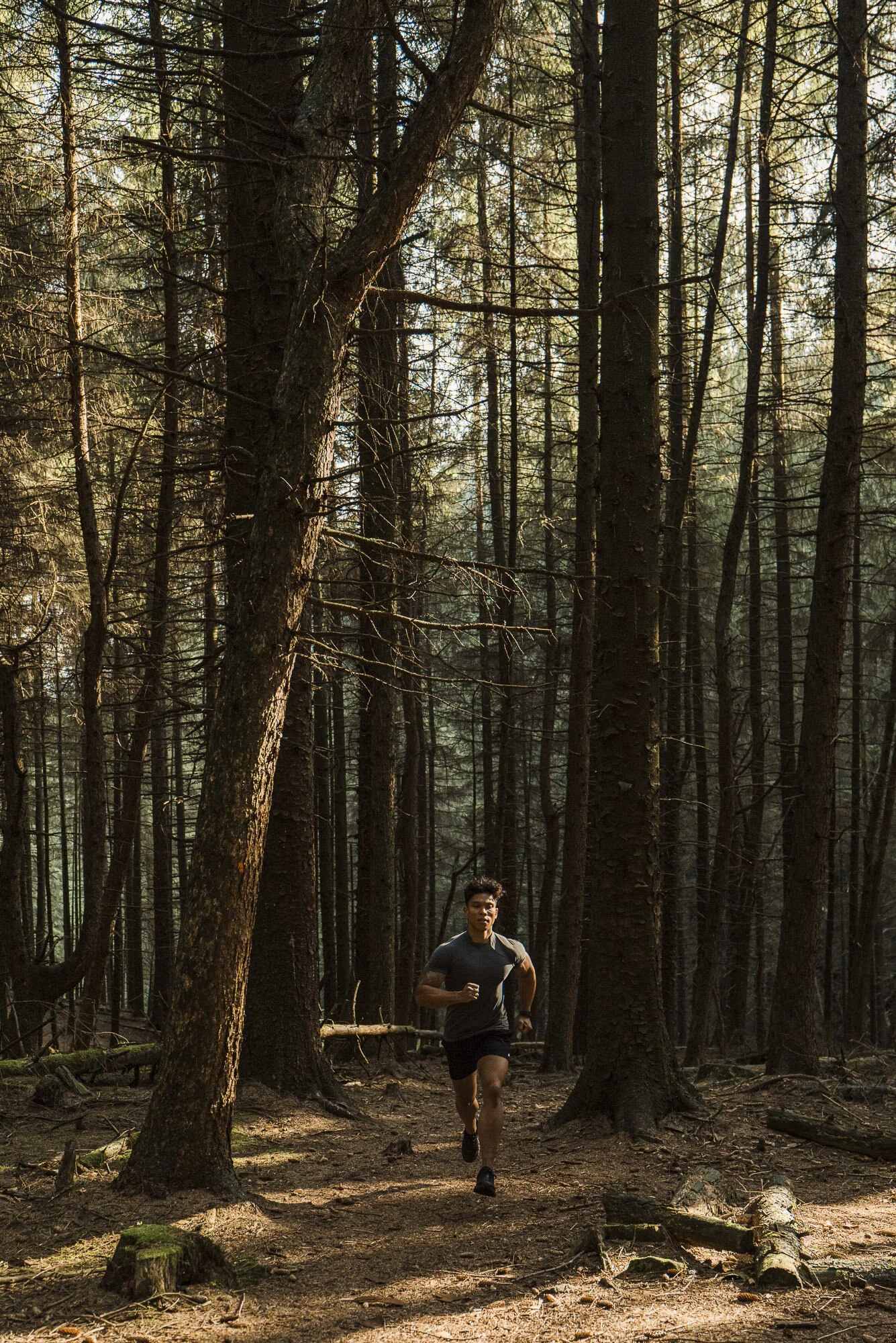 Colter and Roe sustainable activewear forest lifestyle photography