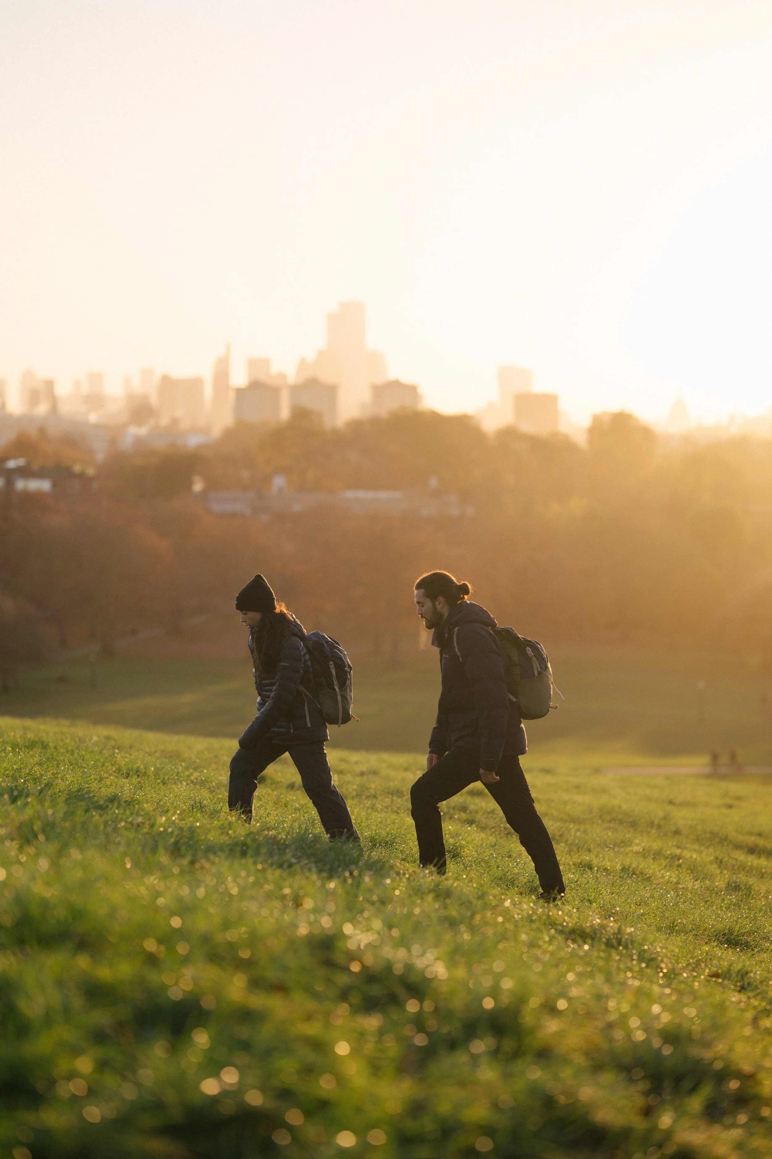 Columbia AW21 Explore the City London social media campaign photography