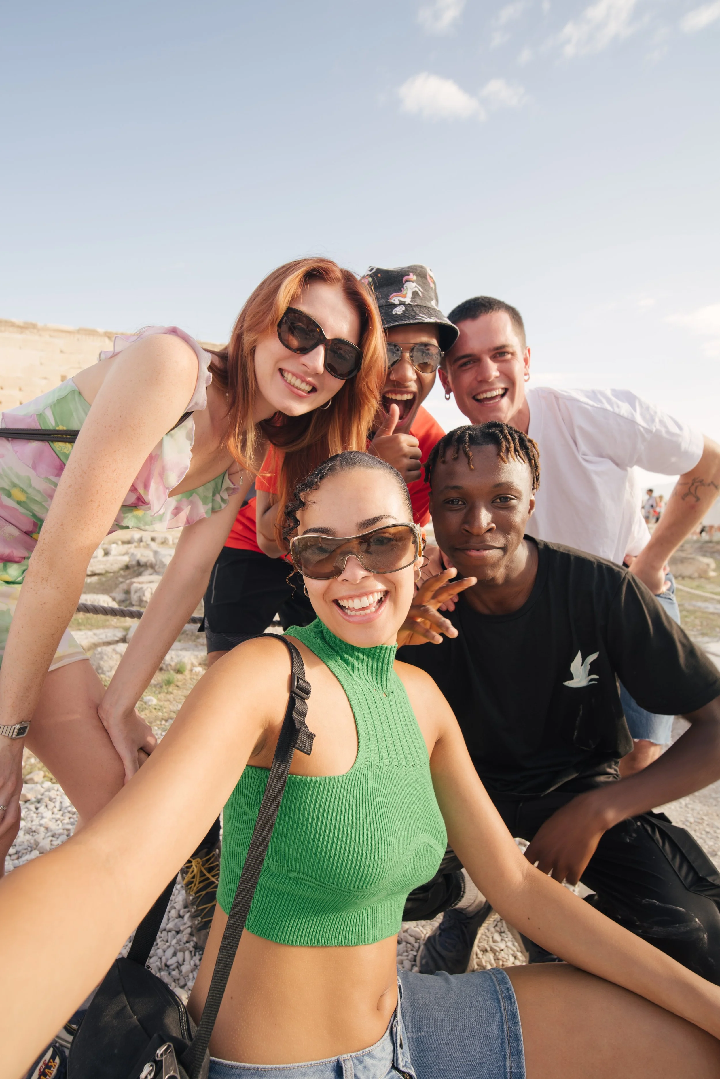 Contiki Greece travel campaign photography Mykonos