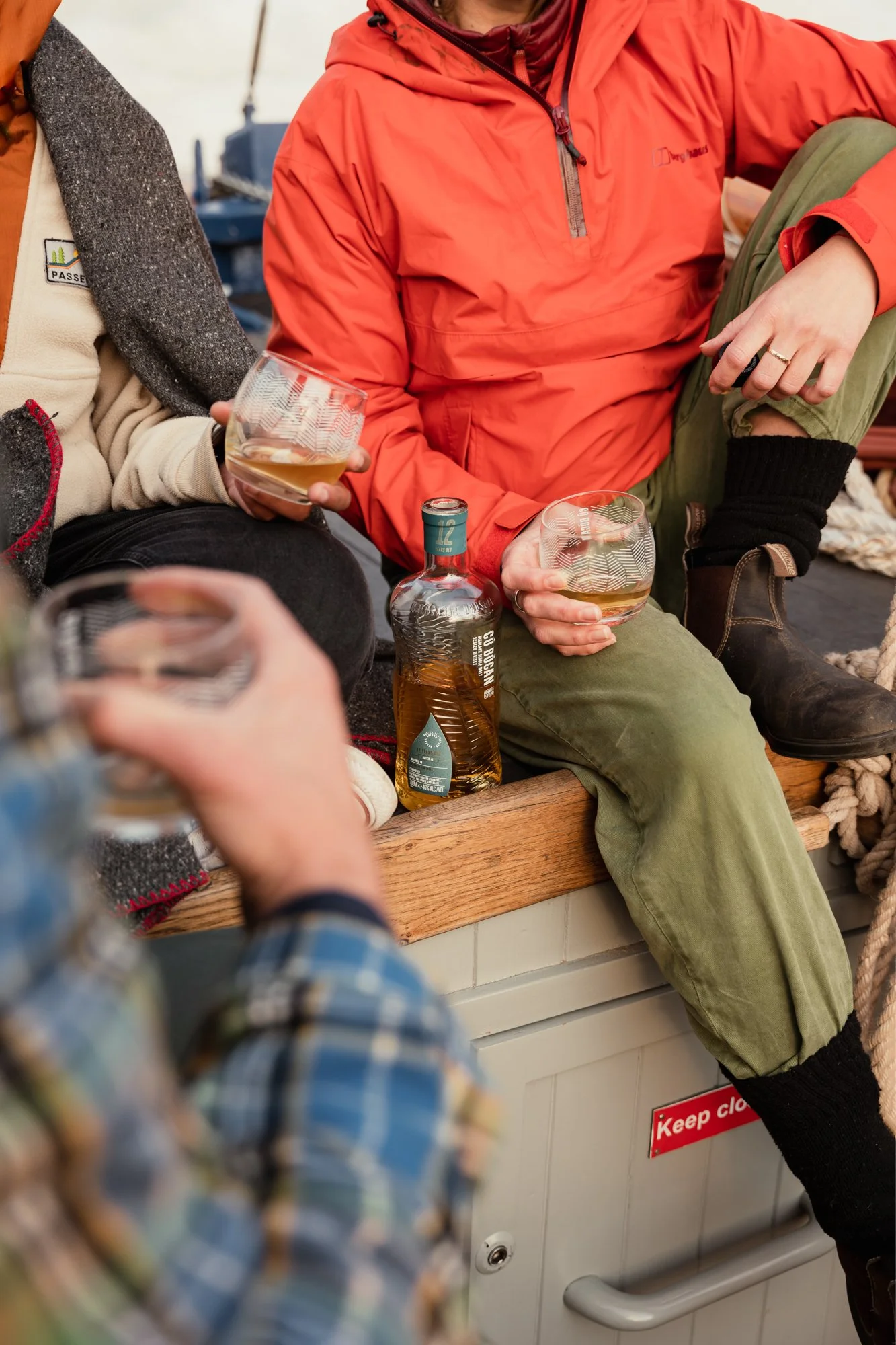 Cù Bòcan 12 Year Scotch whisky product lifestyle photography