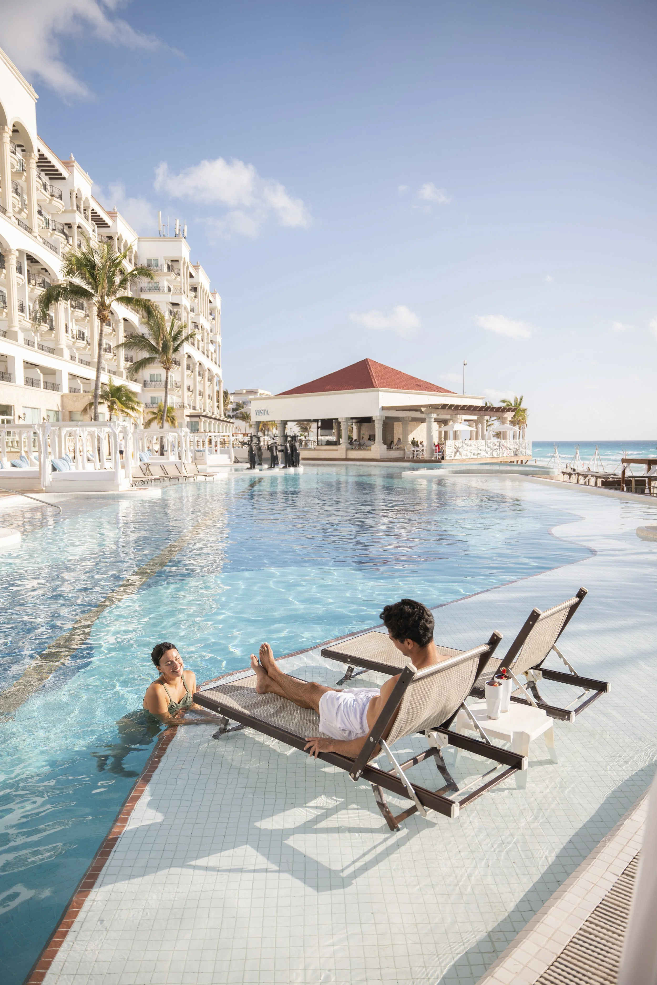 Hyatt Zilara Cancun pool lifestyle photography