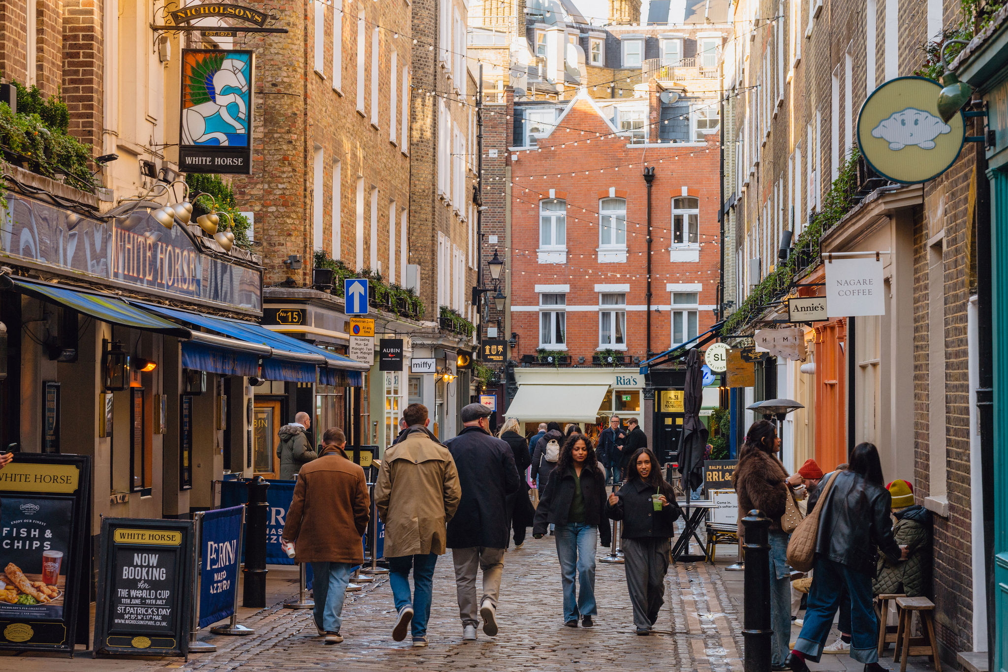 Neon signs Soho London nightlife, lifestyle photography