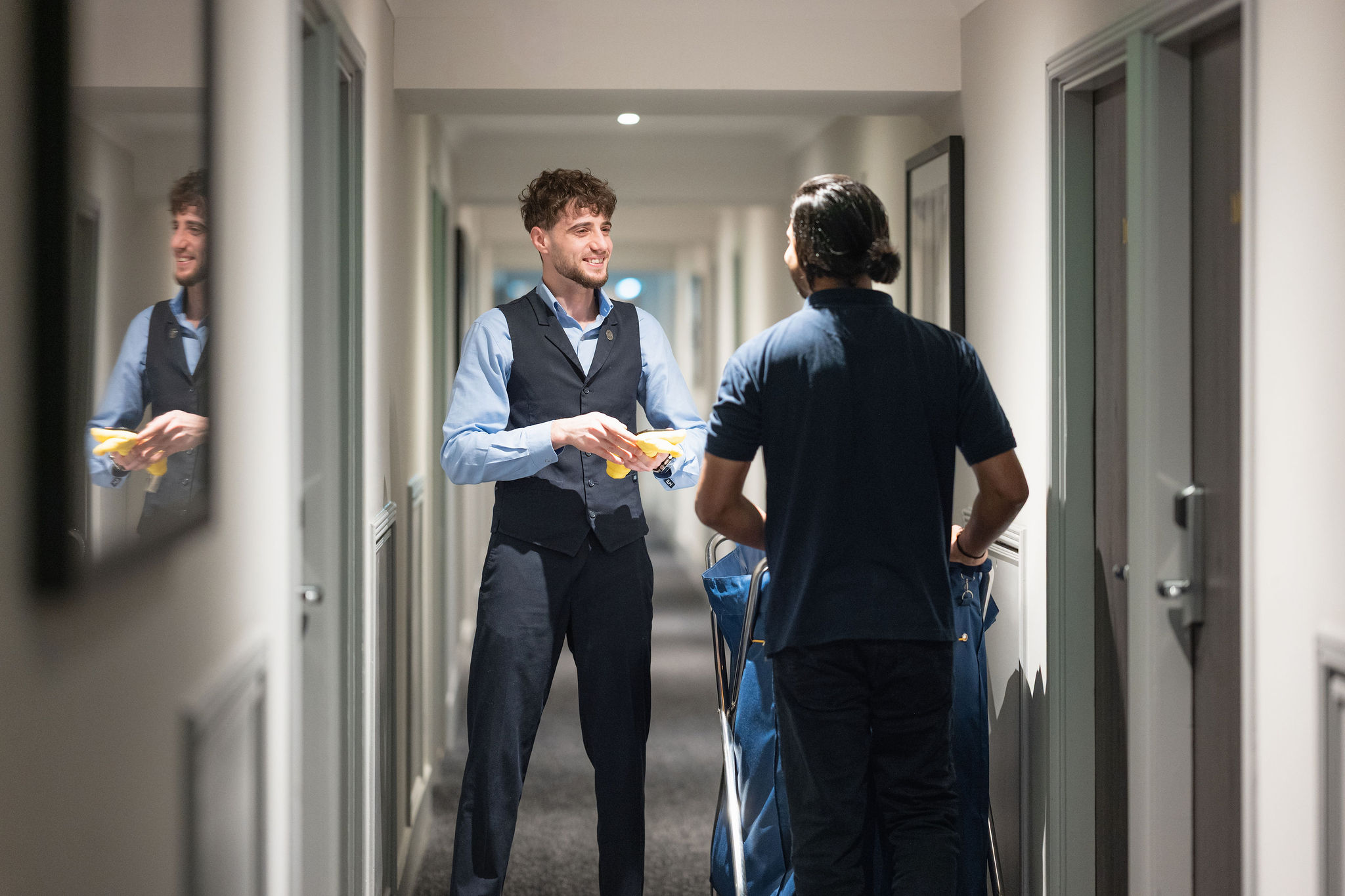 Hotel staff documentary photography London