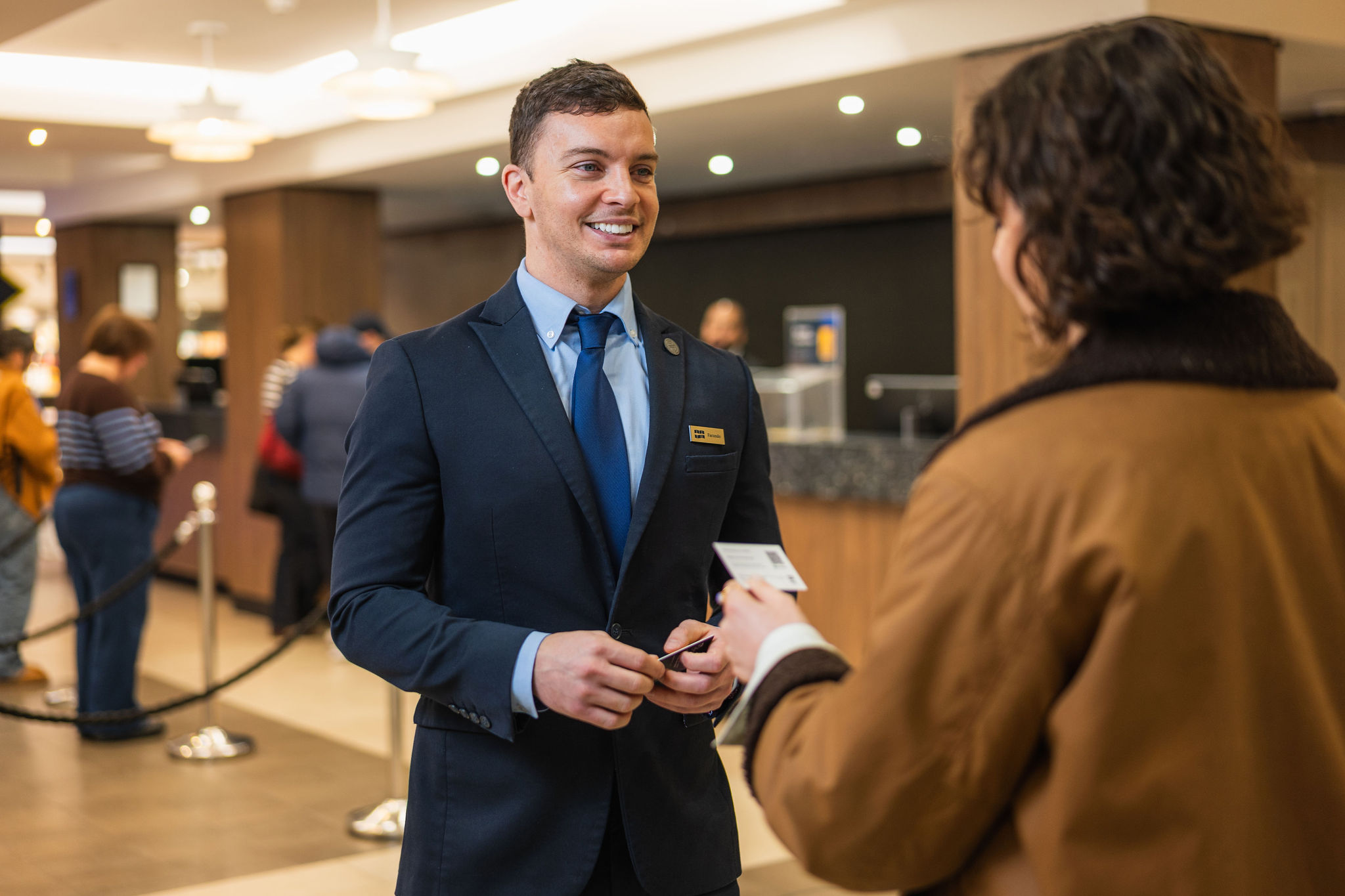 Hotel staff documentary portrait London