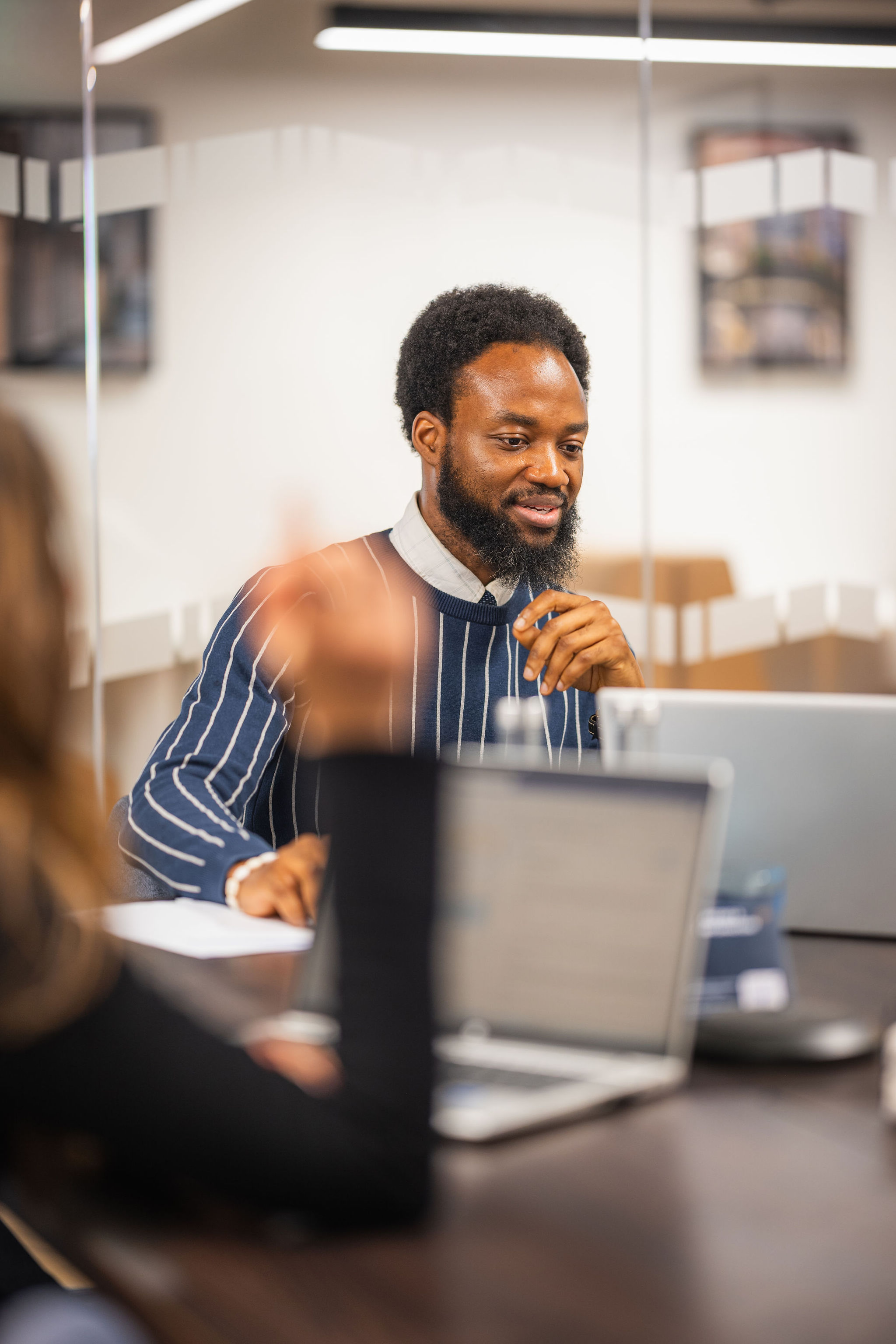 Hotel team candid portrait photography London
