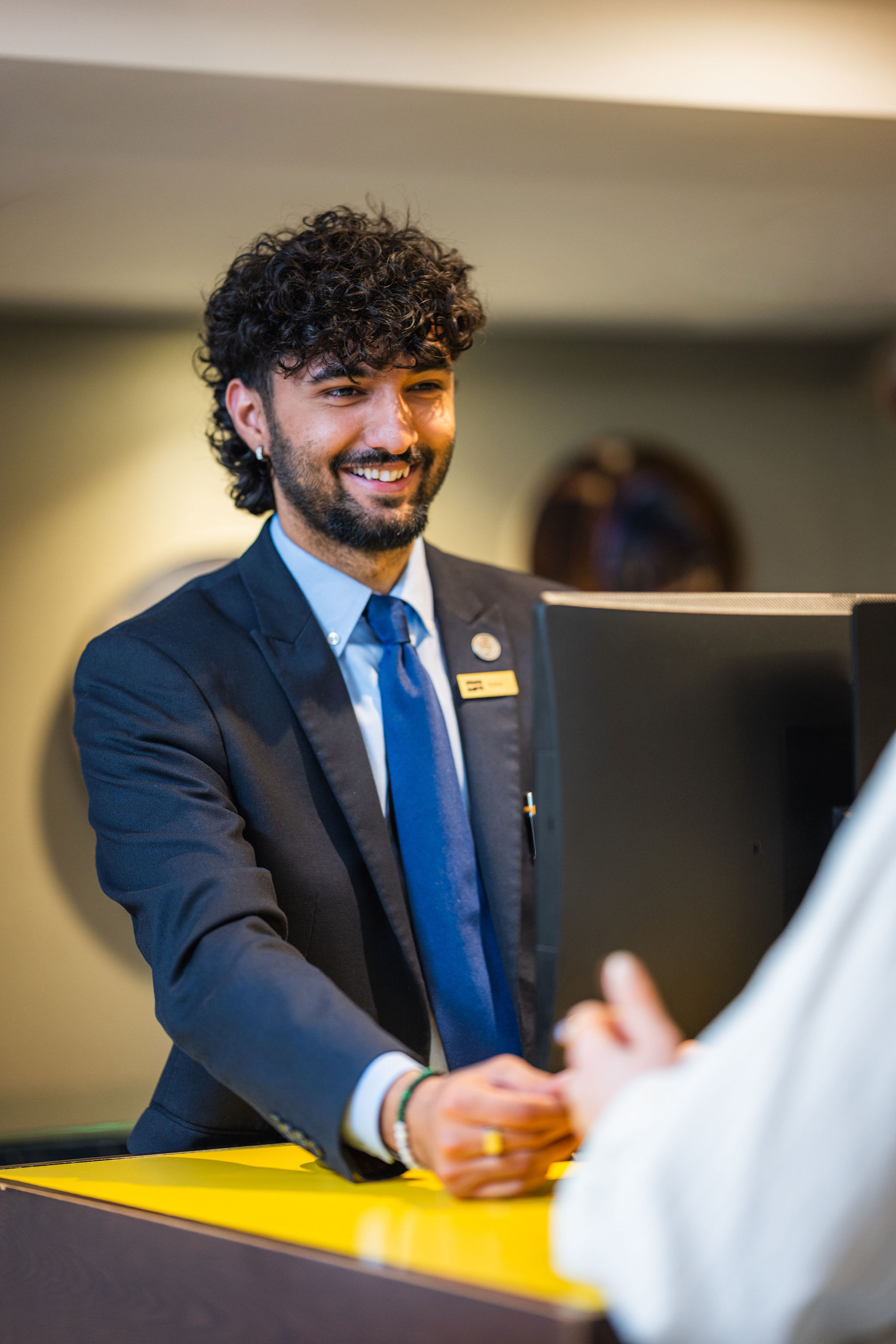 Hotel staff candid documentary London