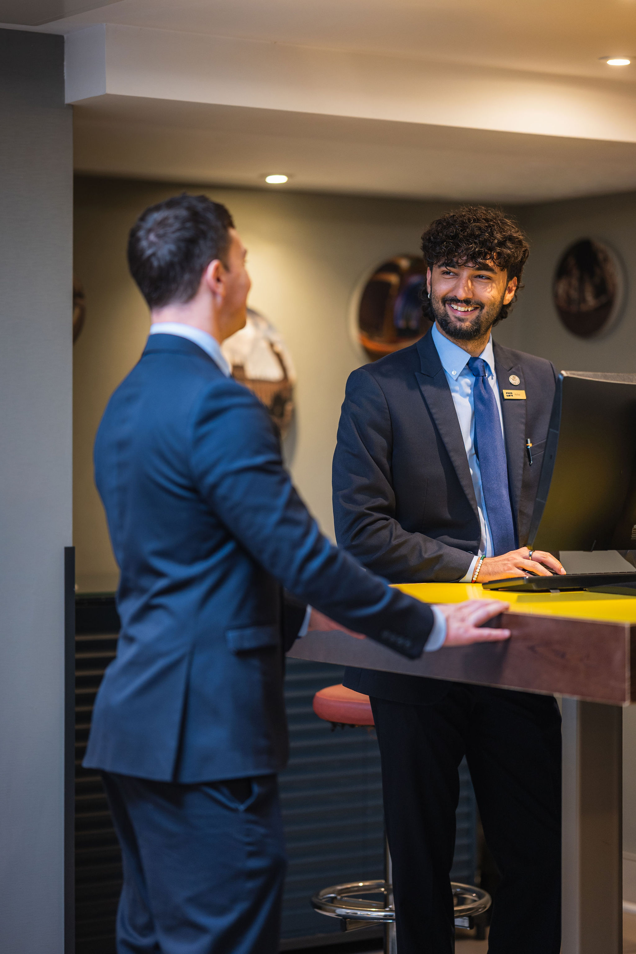 Hotel reception candid photography London