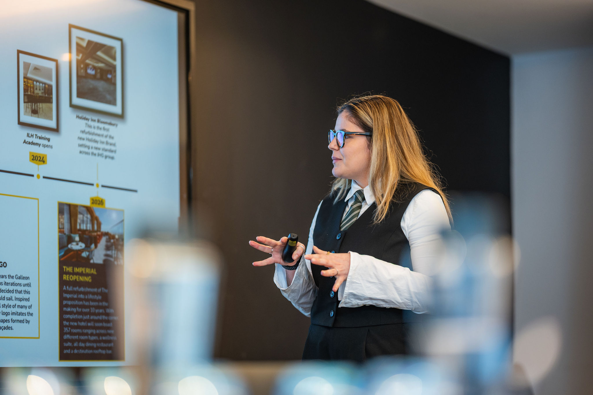 Hotel waiter portrait photographer London