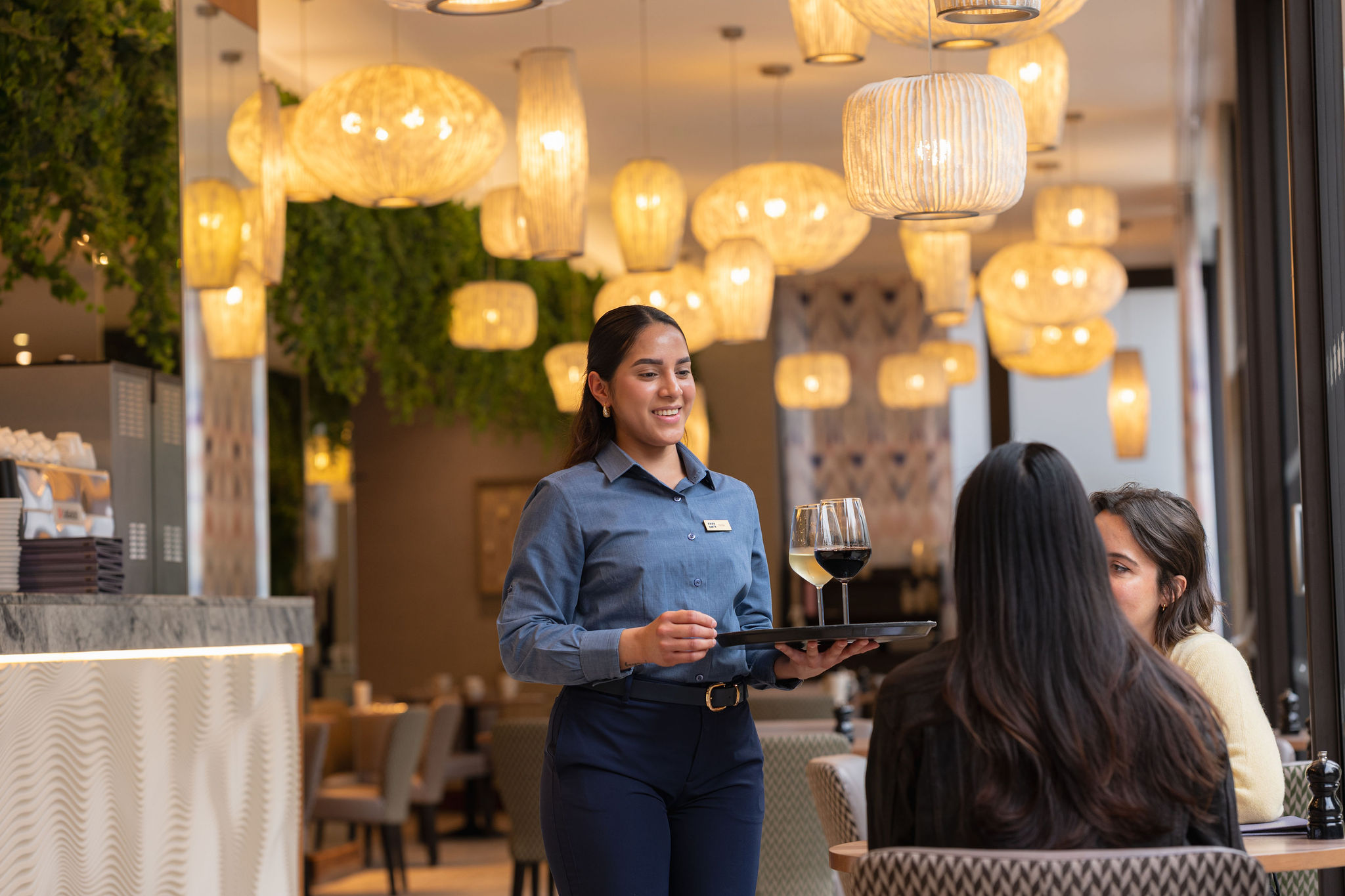 Hotel front of house team portrait London