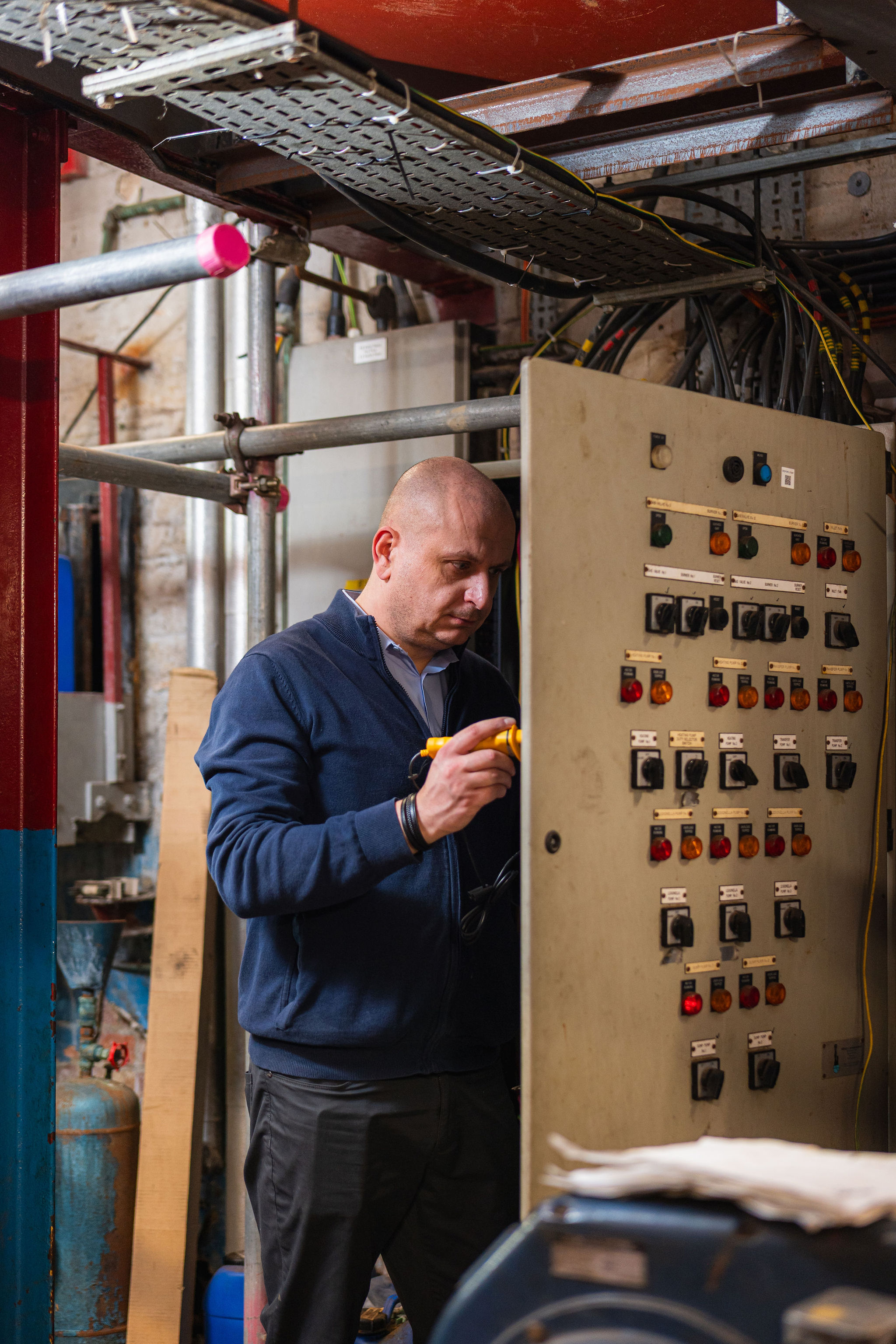 Hotel housekeeping team portrait London
