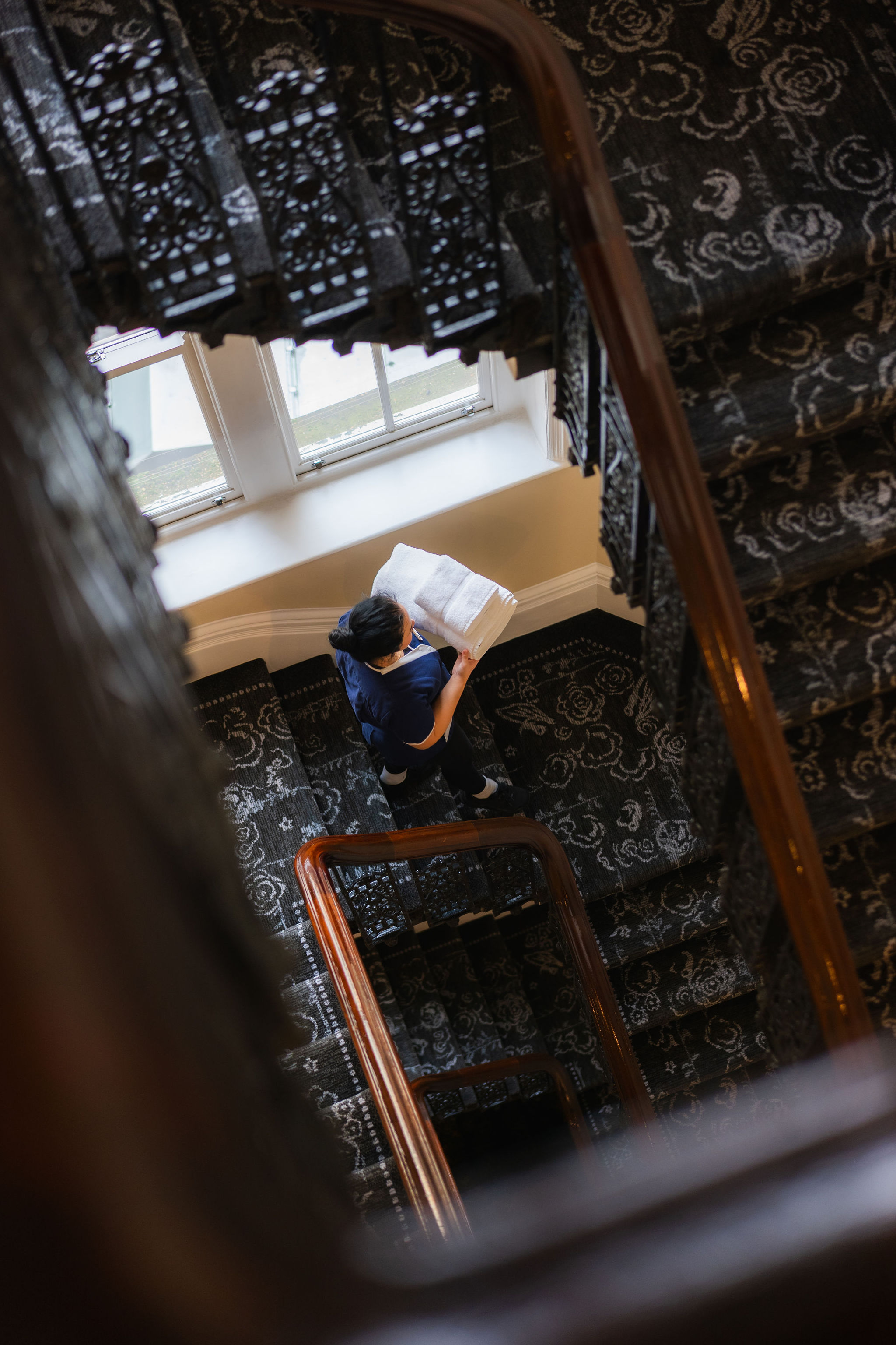 Hotel staff portrait photography session London