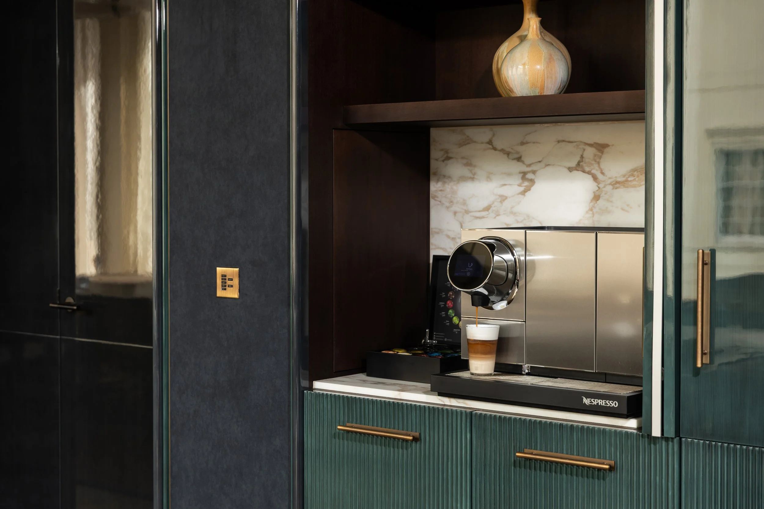 Nespresso coffee lifestyle photography at The Chancery Rosewood London