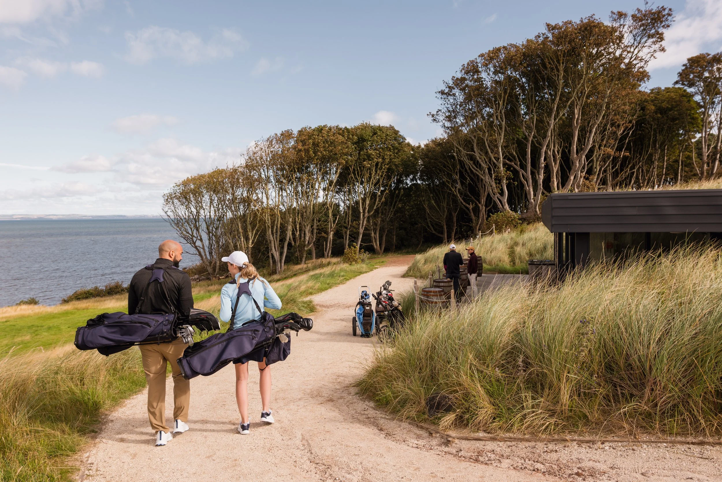 Nespresso lifestyle photography luxury golf resort East Lothian