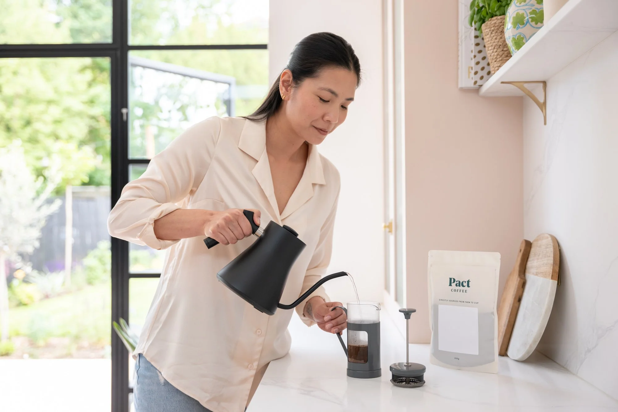 Pact Coffee e-commerce product photography