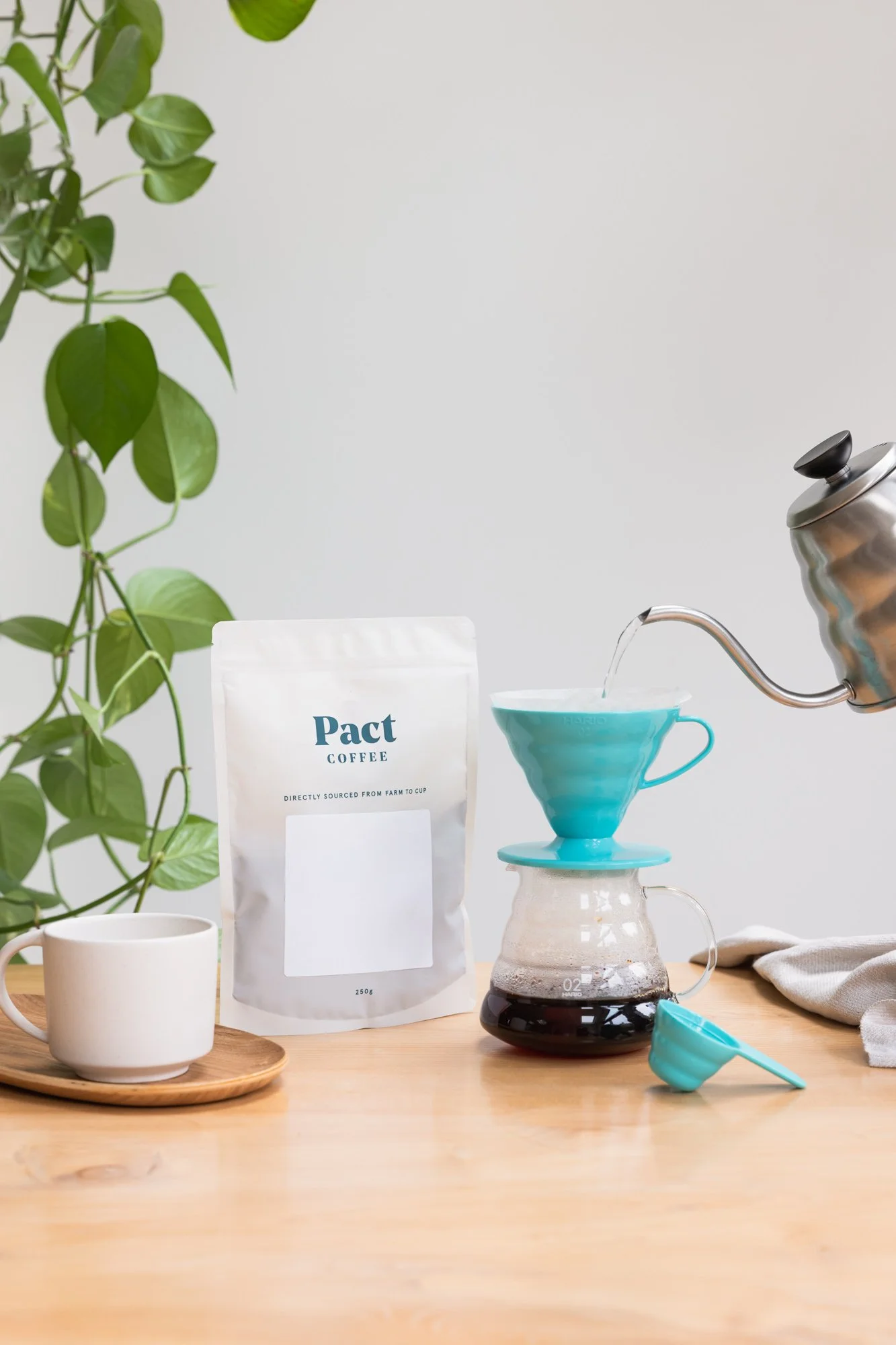 Pact Coffee commercial photography