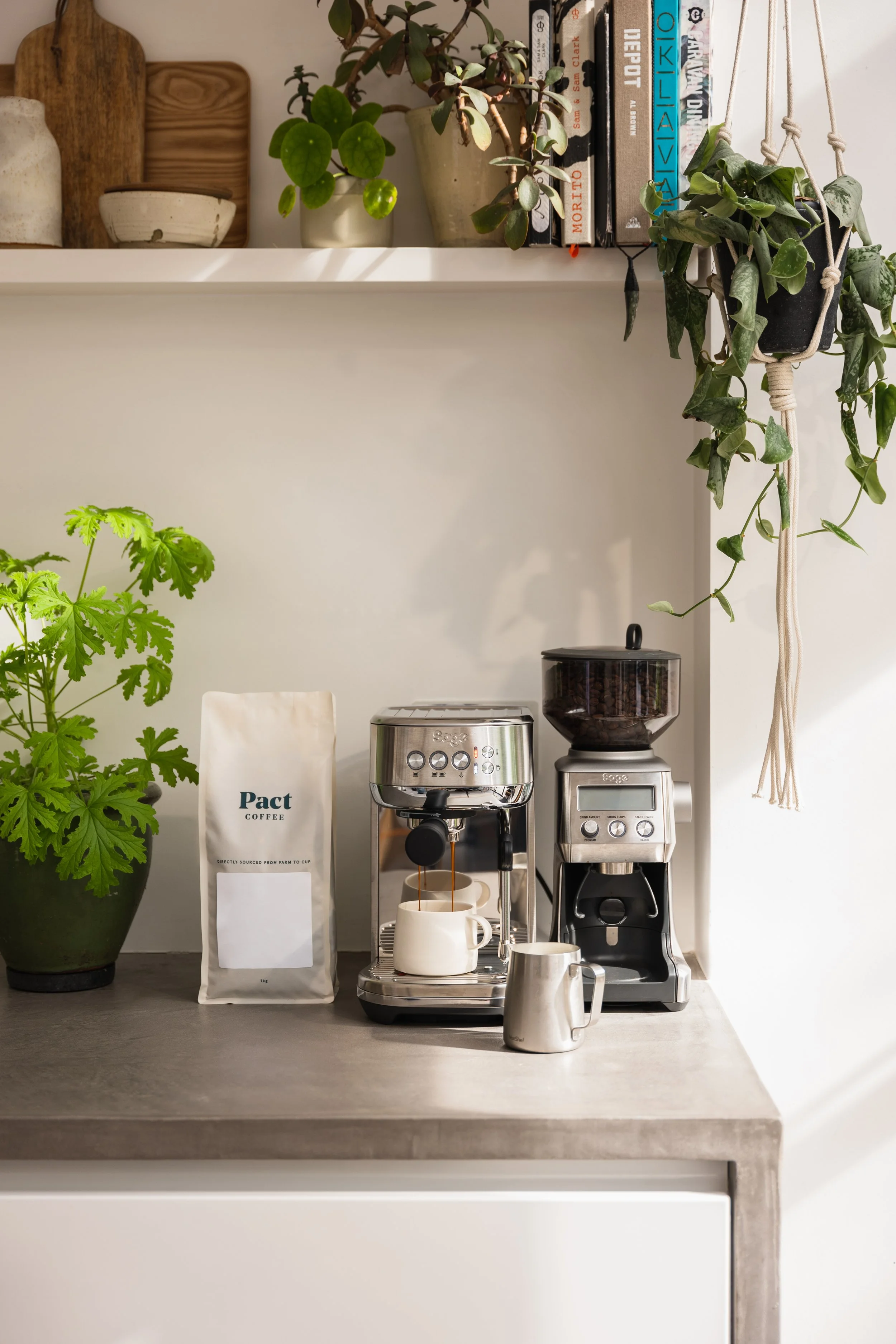 Pact Coffee product photography commercial