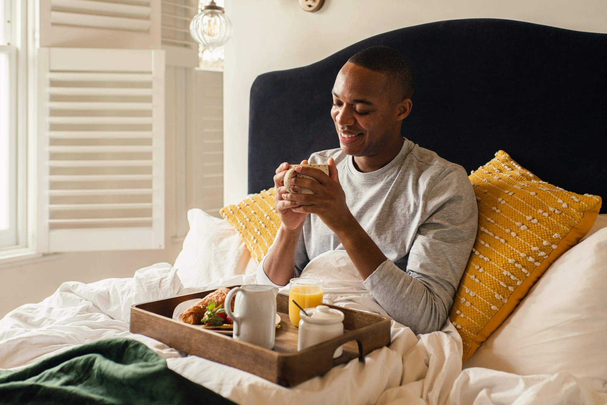 Pact Coffee lifestyle home brand photography London