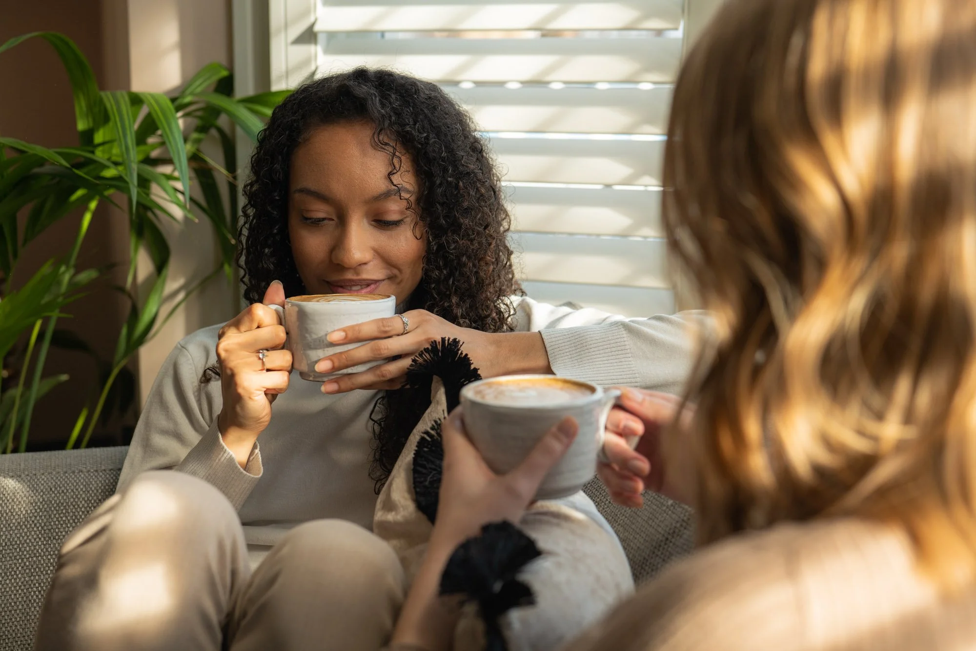 Pact Coffee spring home lifestyle brand photography