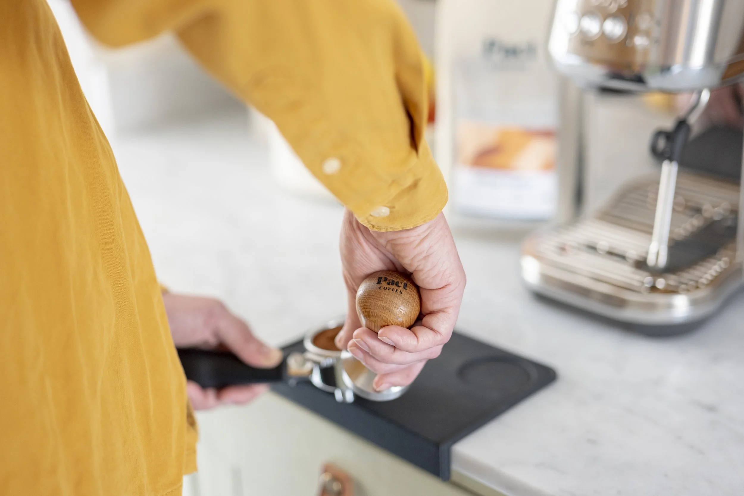 Pact Coffee spring brand photography