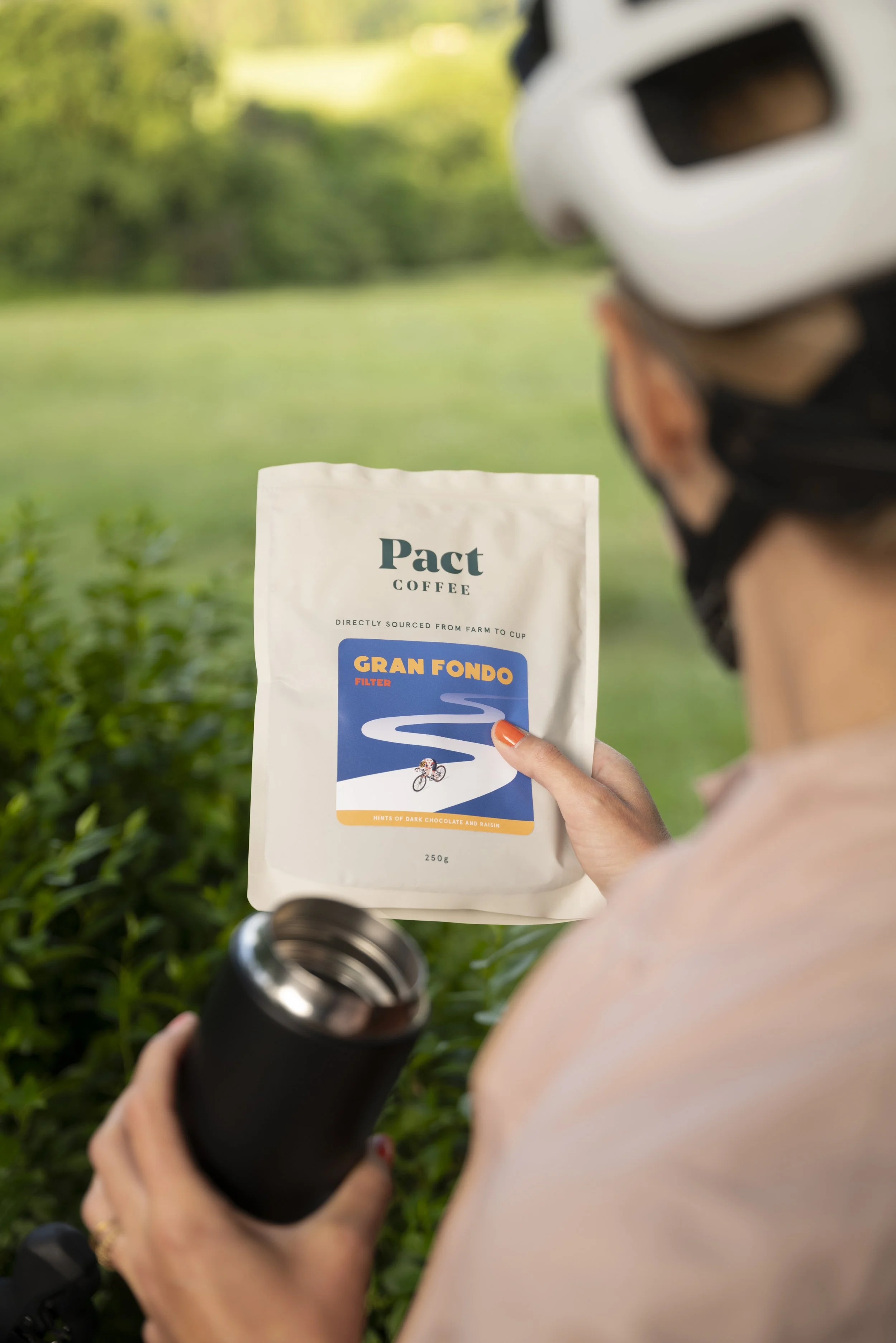 Pact Coffee summer outdoor lifestyle brand photography