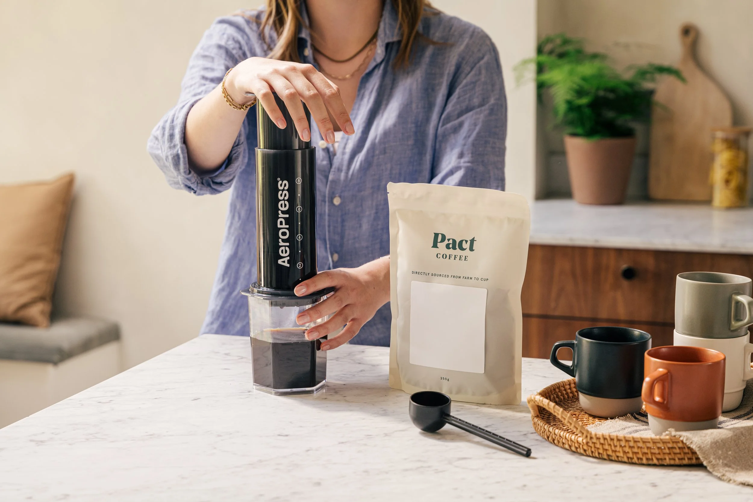 Pact Coffee summer drinks brand lifestyle photography London