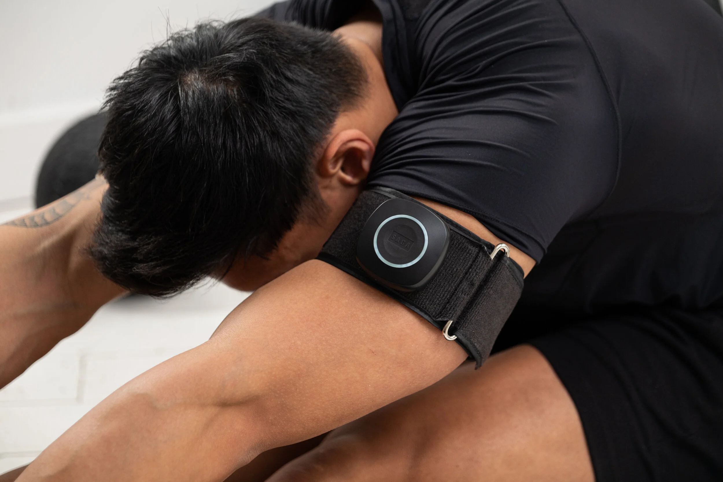 SAGA Fitness BFR cuffs workout product photography