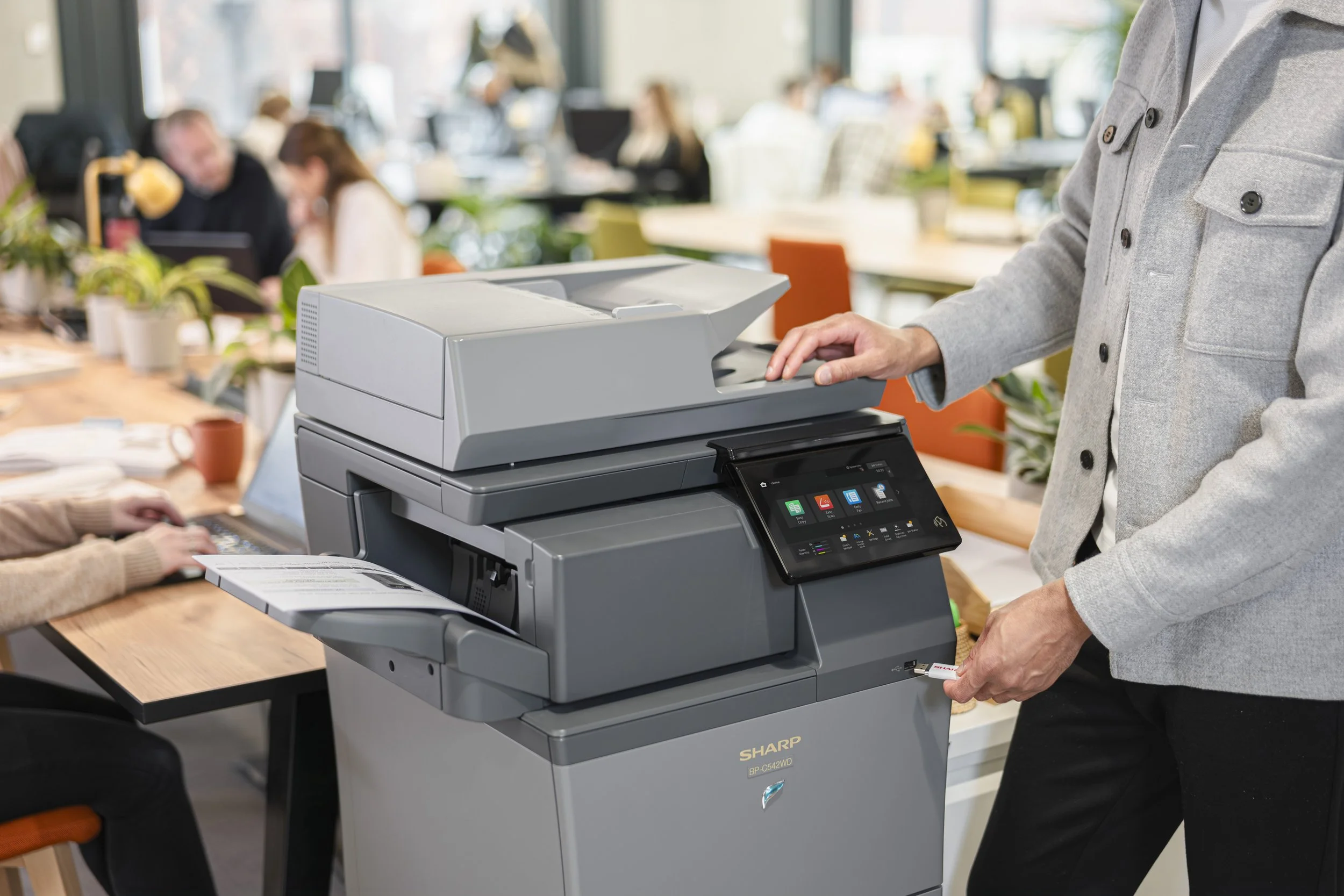 Sharp Electronics office printer product photography London