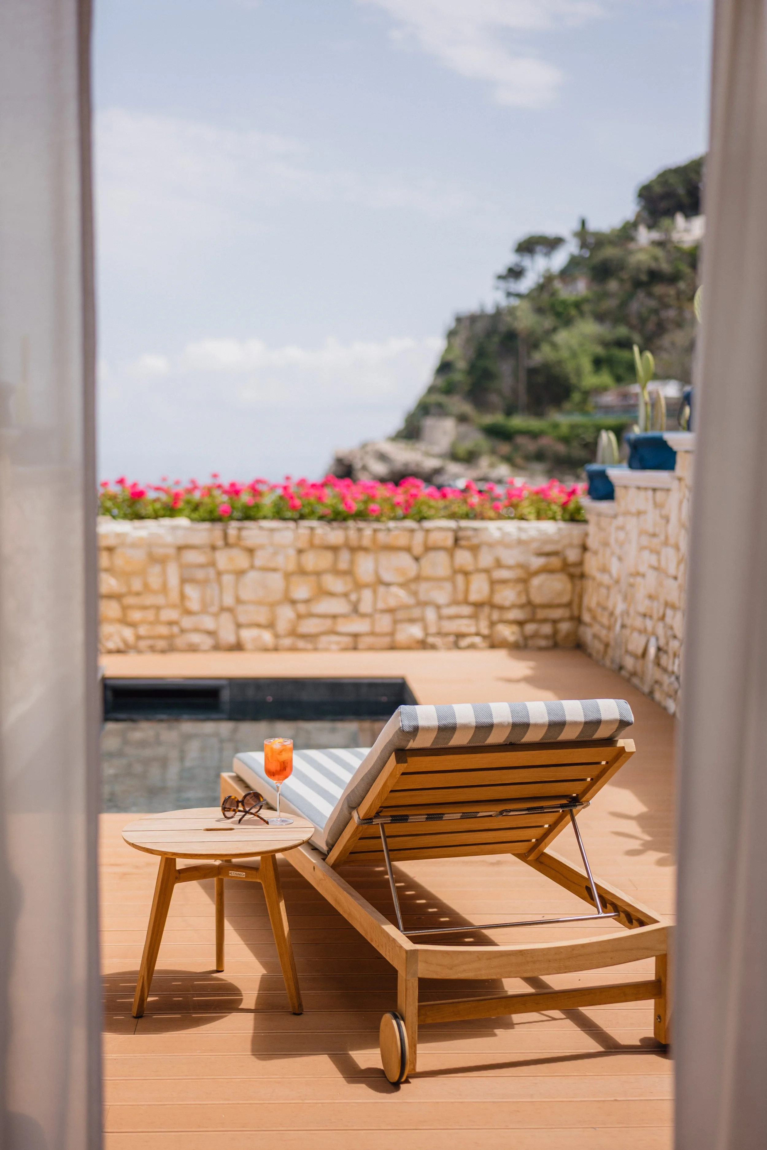 VRetreats Mazzar&ograve; Sea Palace — Sea View Suite with Pool terrace photography