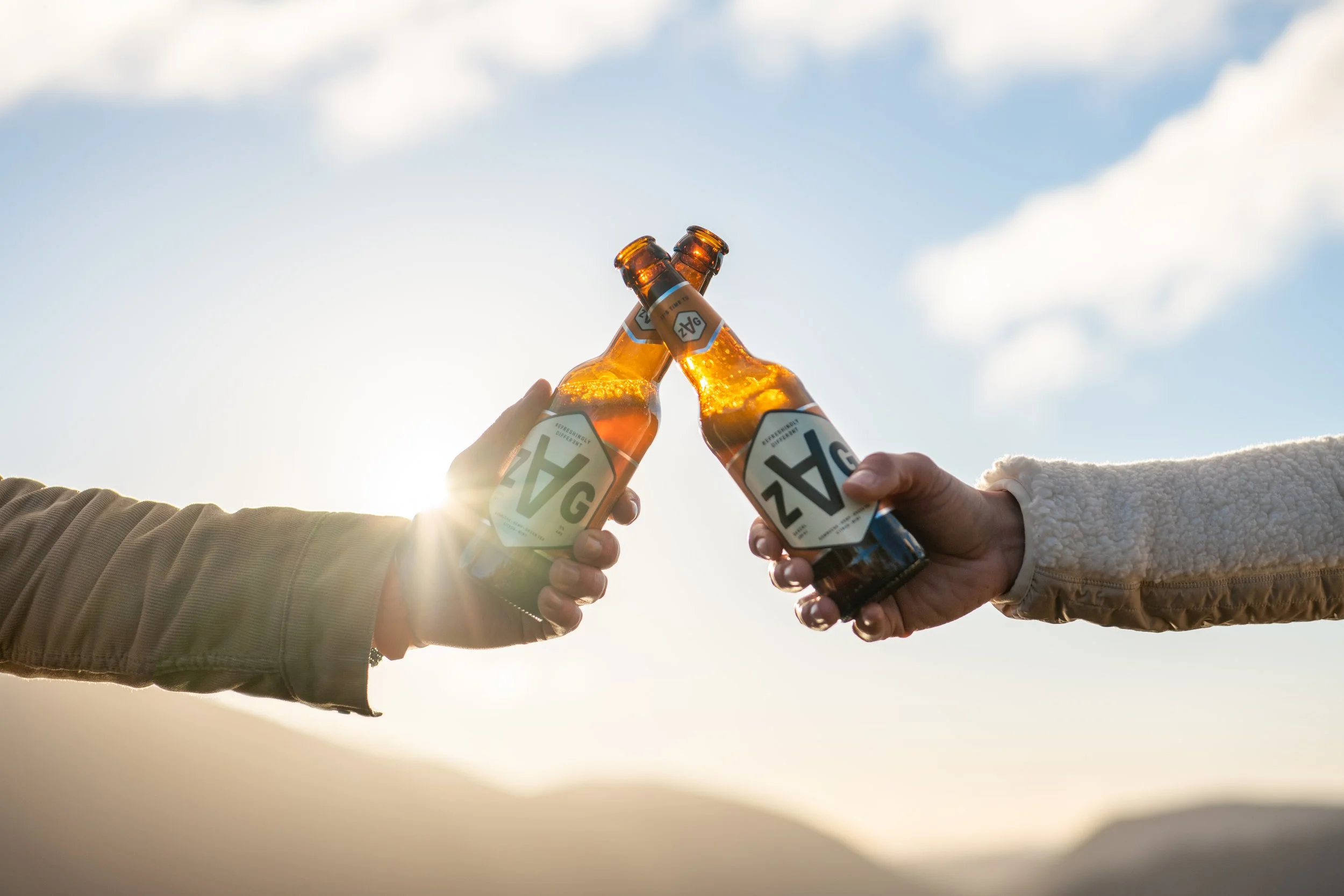 ZAG Drinks outdoor active lifestyle photography Lake District