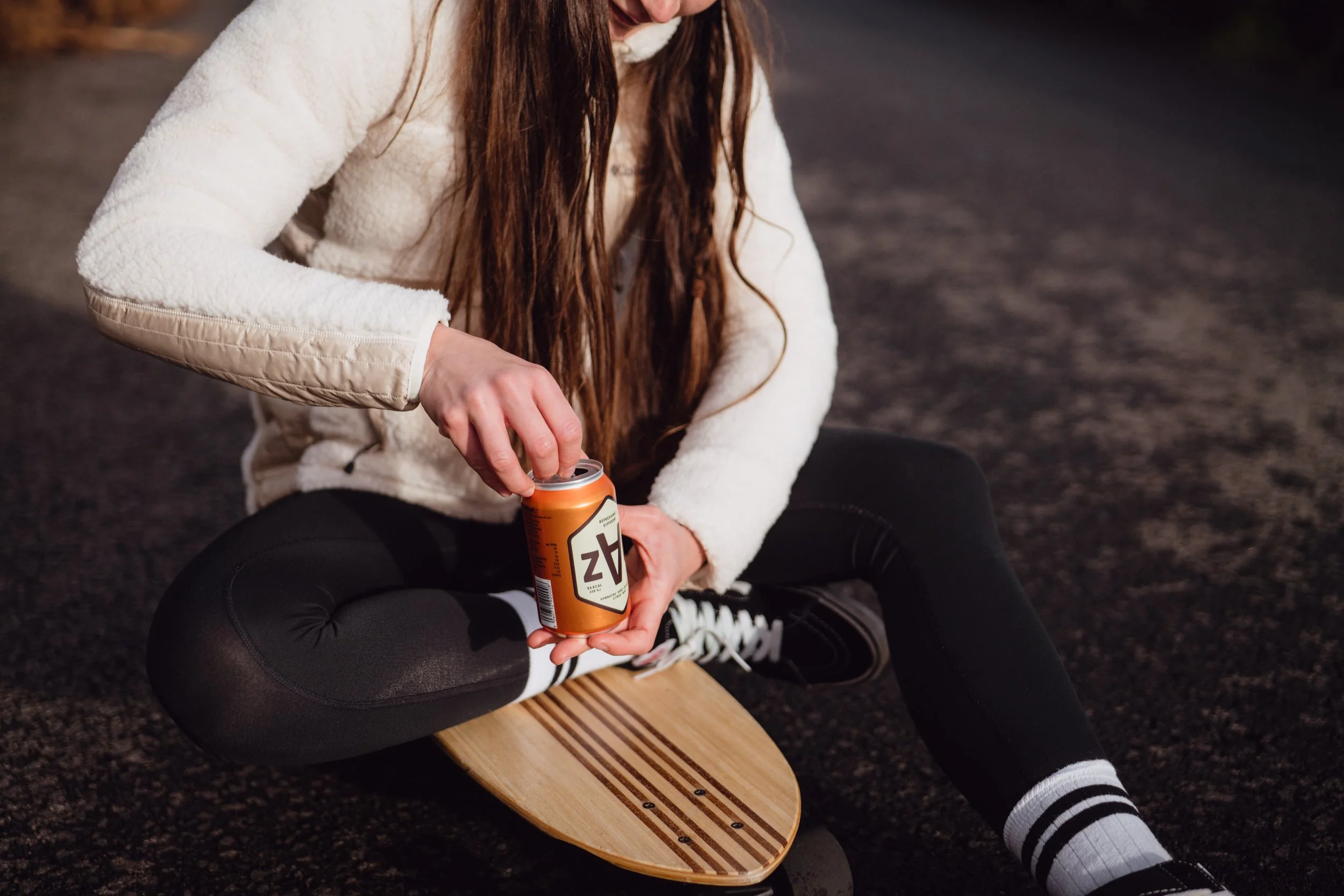 ZAG Drinks brand campaign lifestyle photography Lake District