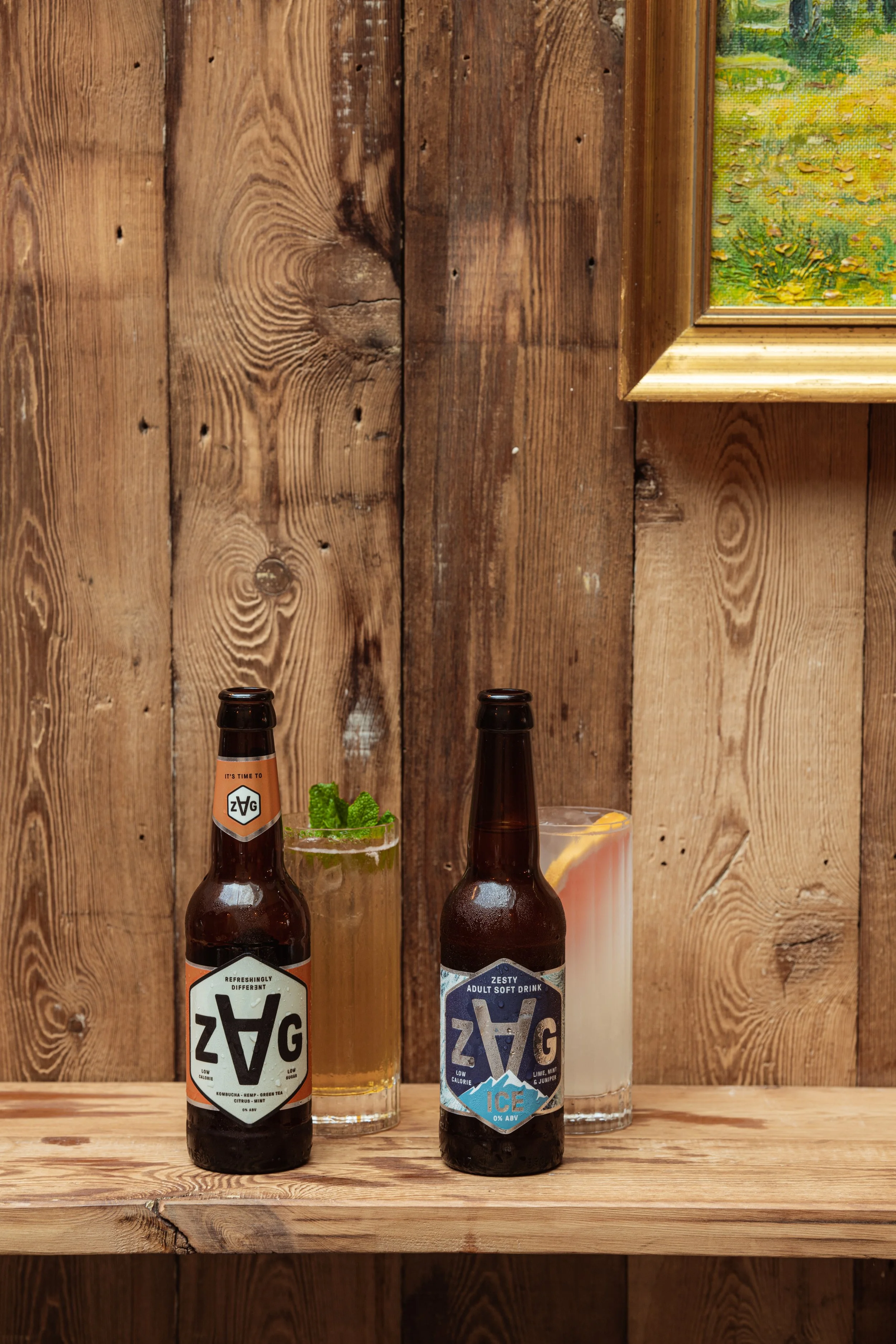 ZAG Drinks outdoor brand photography The Talbot venue